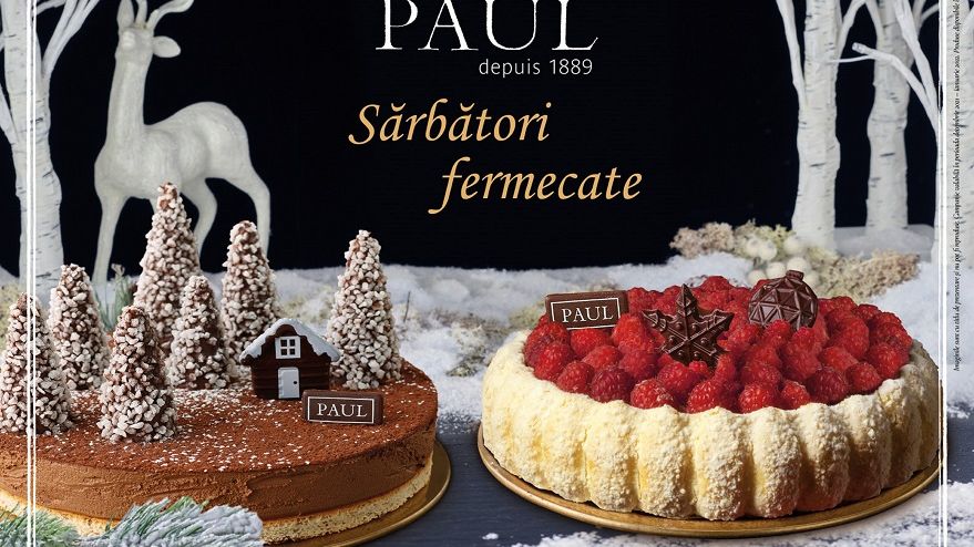 Patiseriile Paul introduc în meniu colecția de deserturi festive în ediție limitată