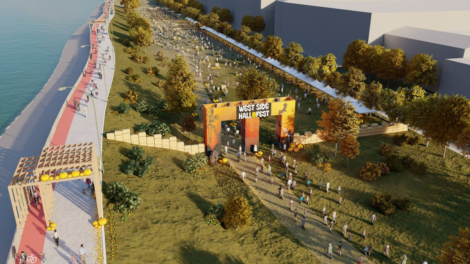 Lacul Morii găzduiește un festival de Halloween de trei zile cu concerte și un labirint