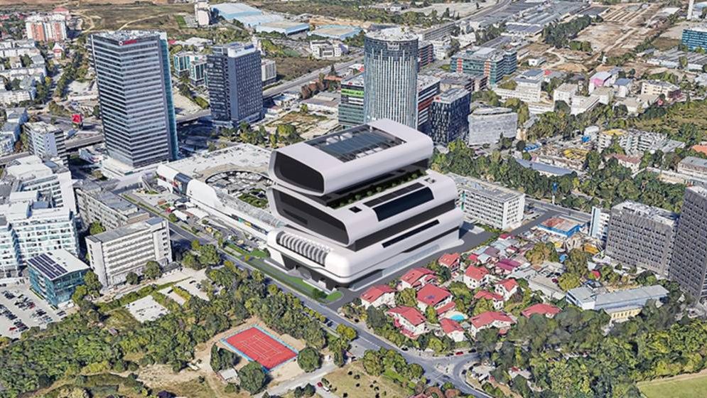 Se construiește un hotel deasupra extensiei mall-ului Promenada. Împreună cu birourile, clădirea va atinge 11 etaje