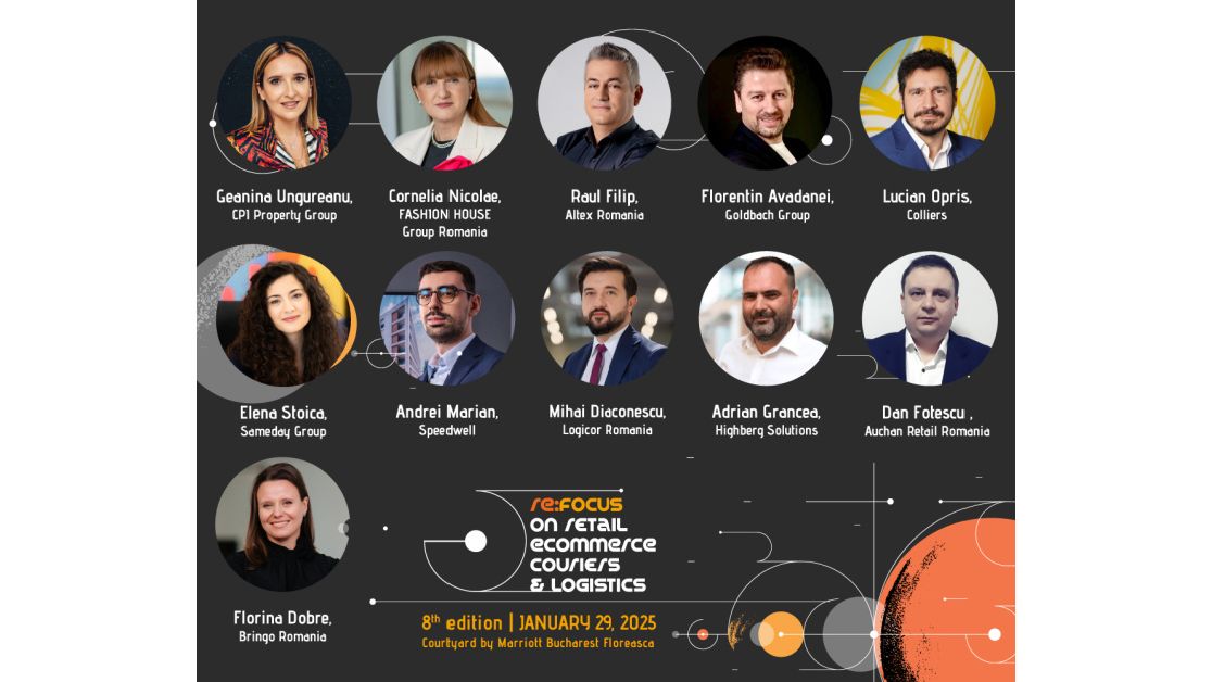 re:Focus on Retail, eCommerce, Couriers & Logistics 2025 – Primul eveniment al anului pentru profesioniștii din retail, curierat și logistică