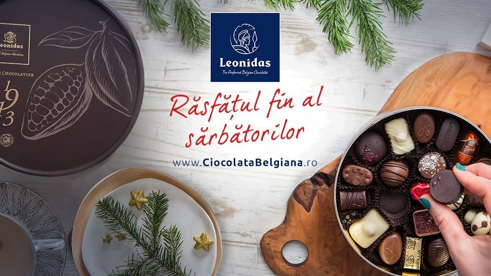 (P) Leonidas Romania prezinta "rasfatul fin al sarbatorilor" cu noua colectie de cadouri dulci