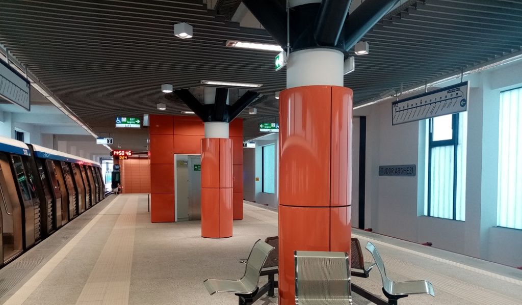 FOTO | Cum arată stația de metrou Tudor Arghezi, în care s-au investit 50 mil. euro - Imagine 3