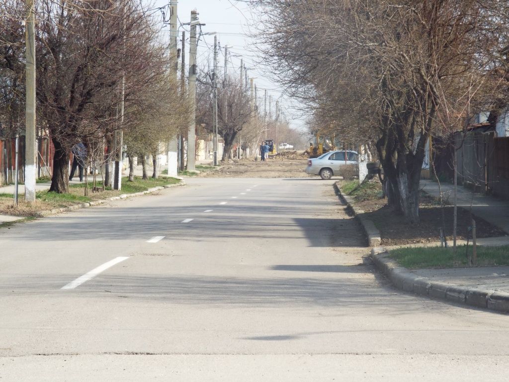 Strada din apropierea InterAgro