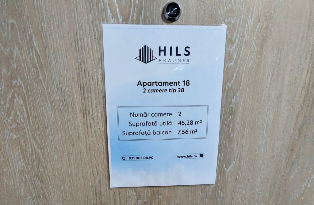 Apartament 2 camere tip 3B - Hils Brauner