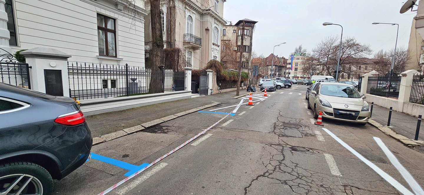 Compania Parking București, licitație pentru amplasarea de marcaje rutiere pe următorii patru ani. Care este valoarea proiectului