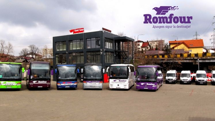 (P) Romfour - o companie de transport persoane cu pasageri mereu multumiti