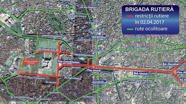 Restrictii de circulatie in Capitala pentru crosul "Bucharest 10K & Family Run"