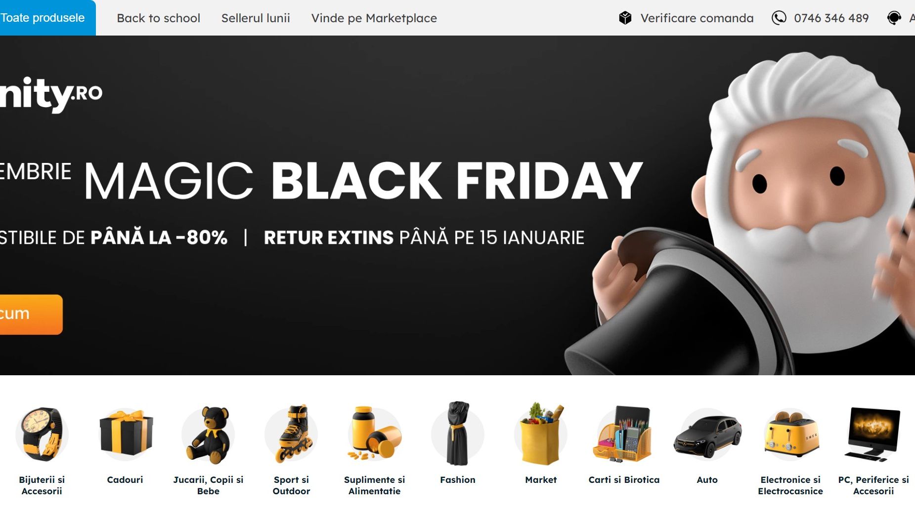 Black Friday 2023 la Infinity.ro: ce a pregătit marketplace-ul