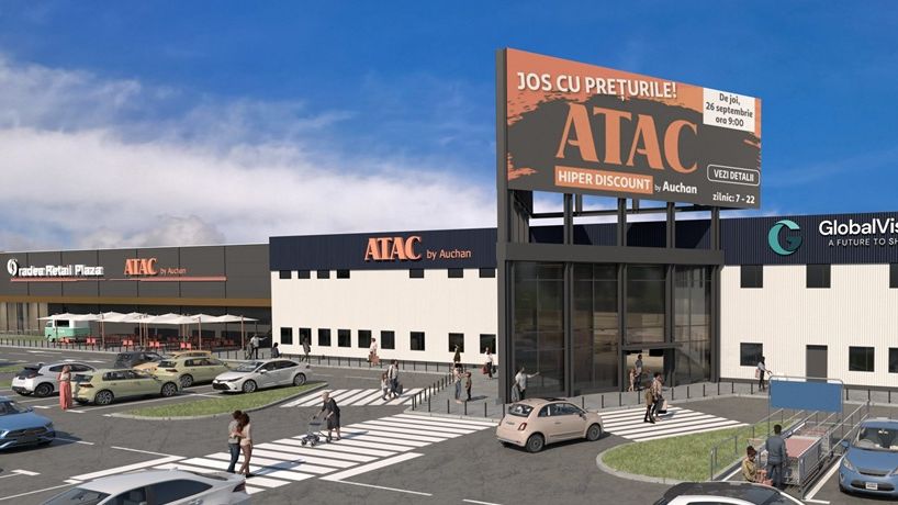 Global Vision intră pe piaţa de retail cu un proiect de peste 10 mil. euro în Oradea, unde ATAC Hiper Discount este principalul chiriaș