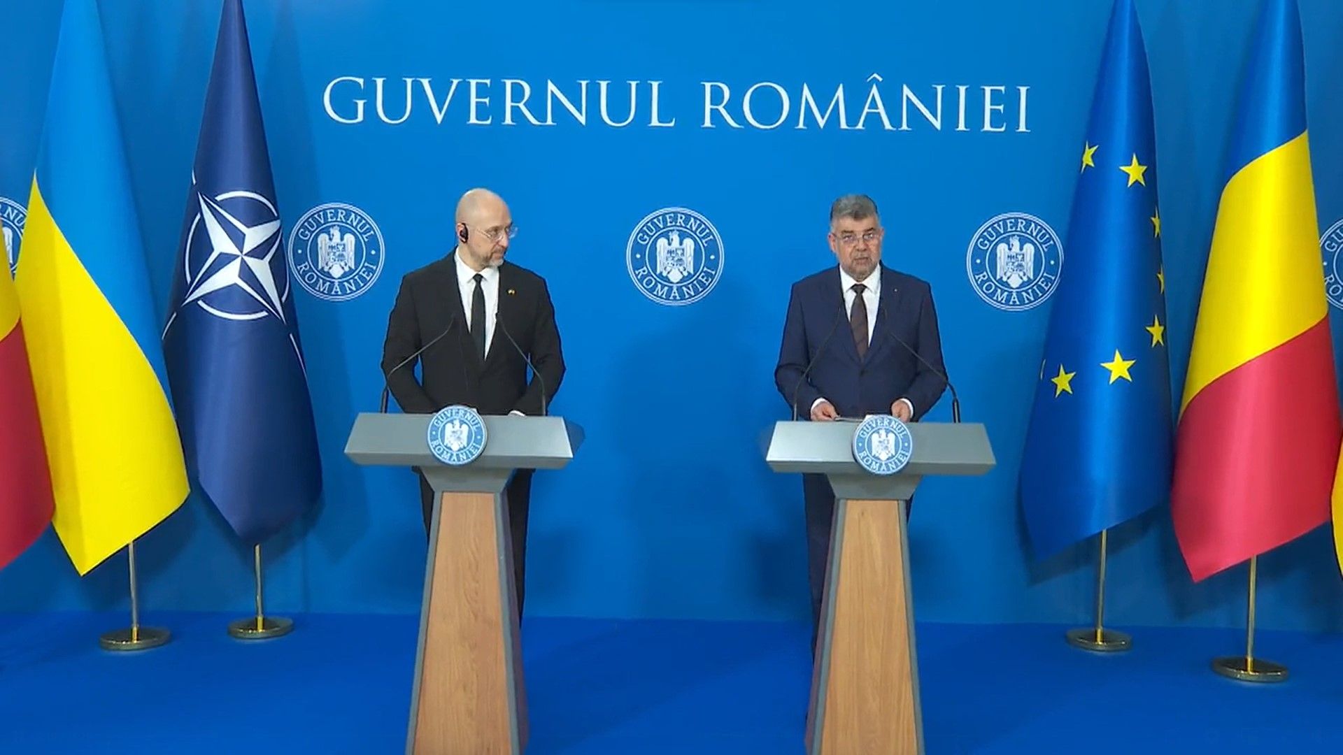 Ciolacu, la întâlnirea cu premierul ucrainean: România va sprijini deplin și consistent Ucraina