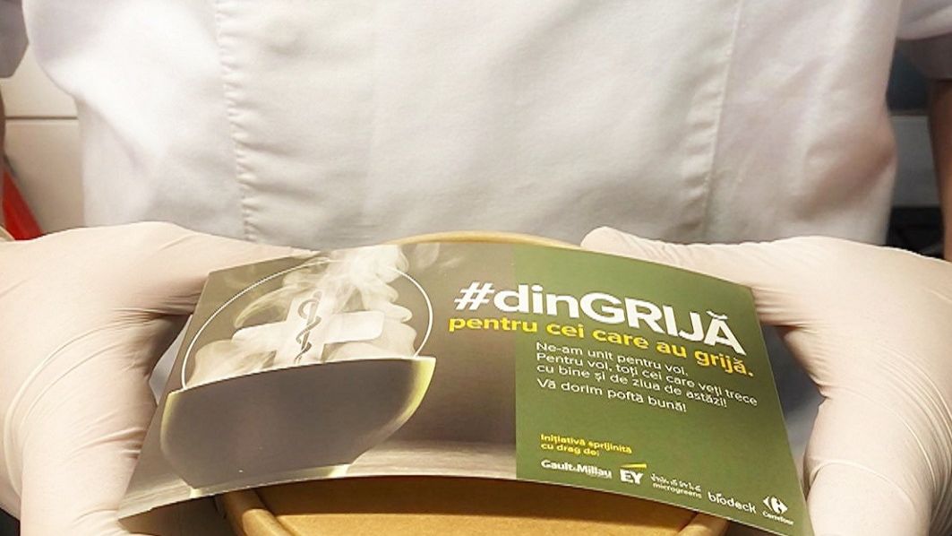 COVID-19 | Cadrele medicale din Spitalul Colentina vor primi zilnic meniuri de la 20 de restaurante din București