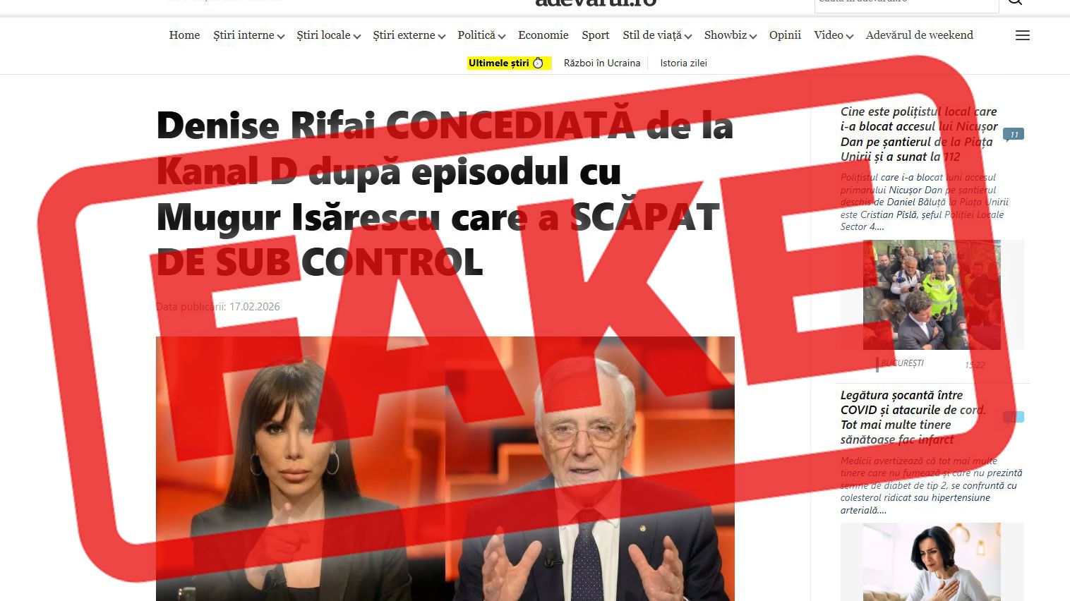 Apare un nou deepfake viral cu Isărescu invitat la „40 de întrebări cu Denise Rifai”: Falsul făcea reclamă la o platformă de investiții