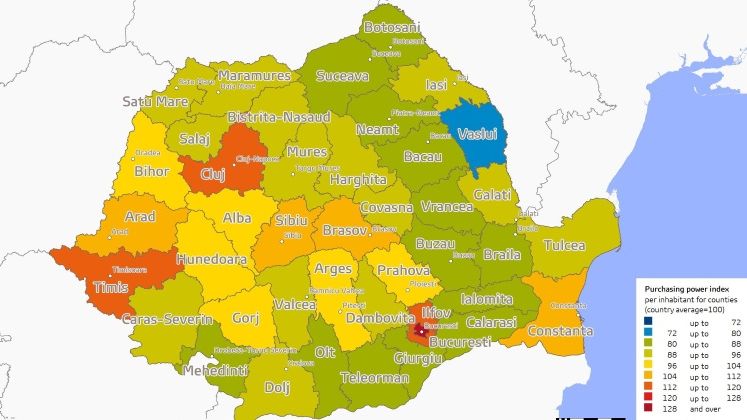 Bucurestenii se apropie de polonezi in privinta puterii de cumparare