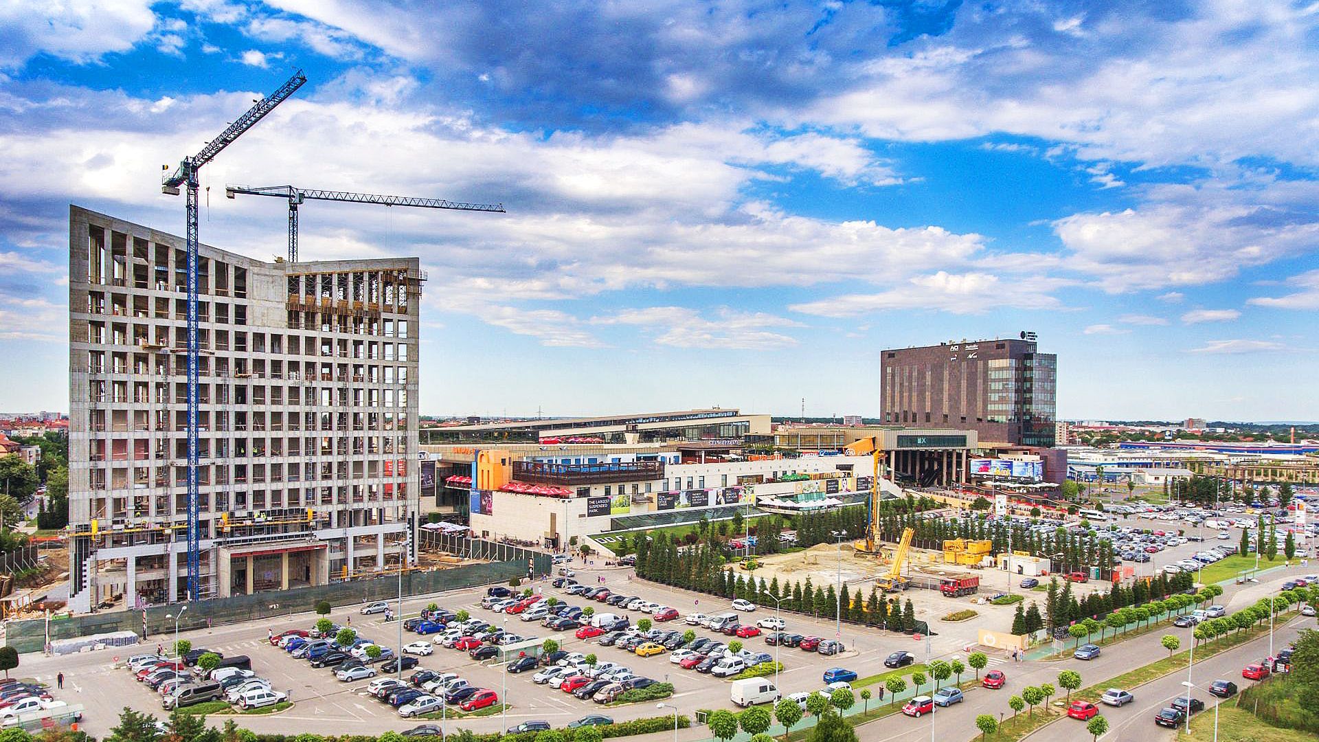 Iulius Group a demarat lucrarile celei de-a treia cladiri de birouri din ansamblul mixt Openville Timisoara