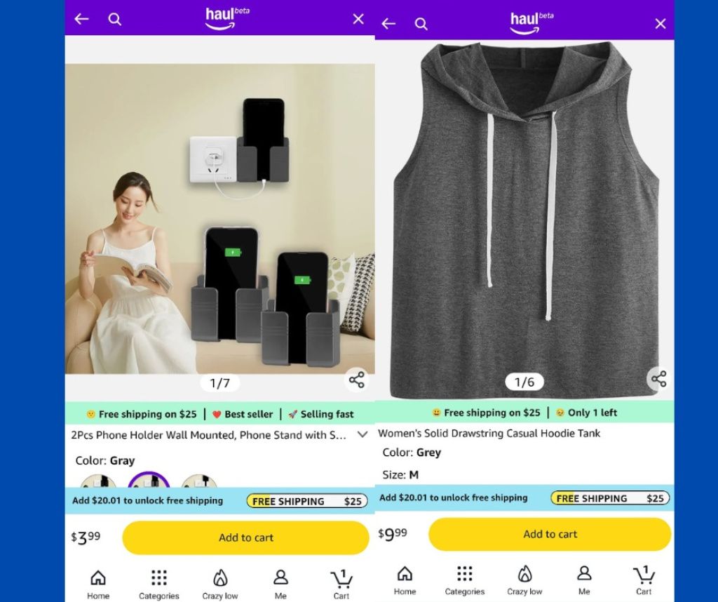 Ce se vinde pe Amazon Haul, competitorul Temu: Bătălie între retaileri pe cele mai mici prețuri - Imagine 7