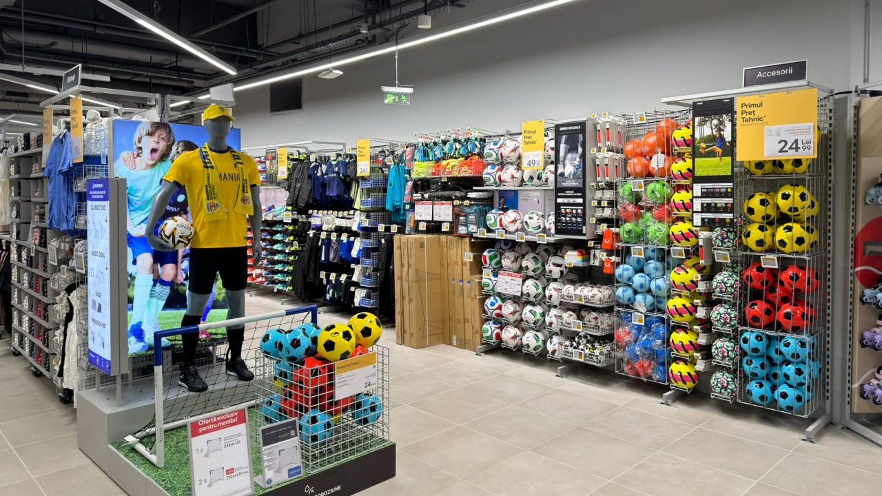 Decathlon deschide un nou magazin într-un mall popular din București. Evenimente sportive și premii speciale pentru clienți
