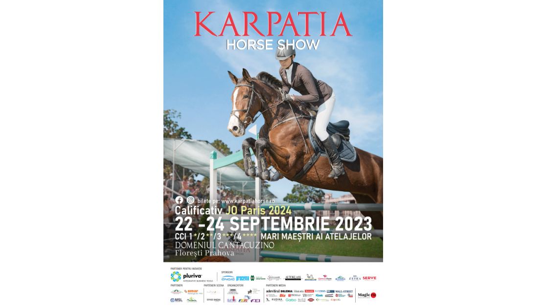 Karpatia Horse Show 2023: cea de-a opta ediție, calificativ pentru Jocurile Olimpice de la Paris!