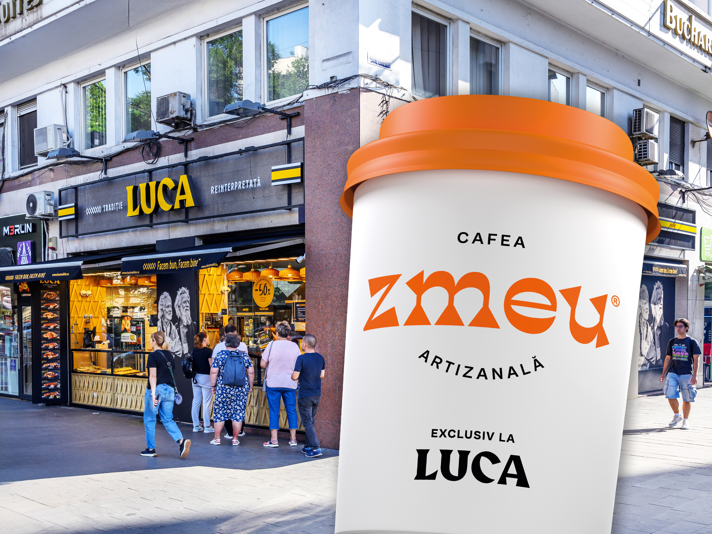 Prima dată, covrigul, iar acum, cafeaua: Luca ieftinește cafeaua ZMEU în toate locațiile sale