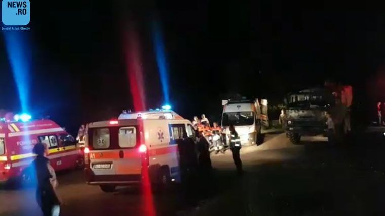Tragedie in Arges: Trei militari au murit dupa ce un camion s-a rasturnat