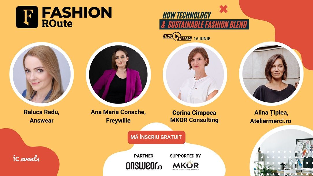 How technology and sustainable fashion blend? Participă la Fashion Route pe 16 iunie și vei afla