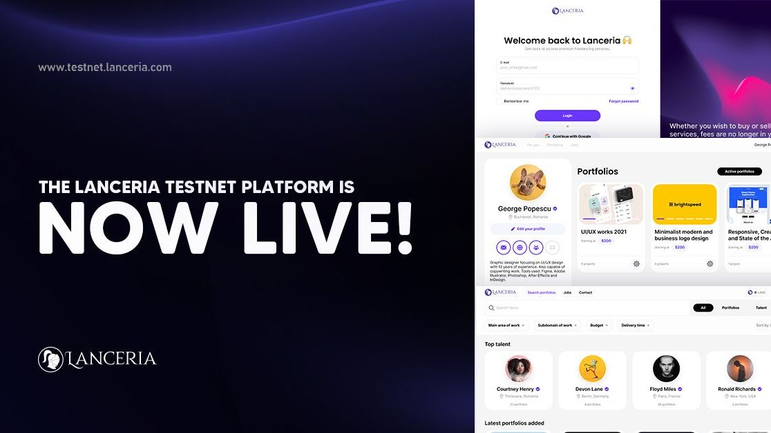 Lanceria, platforma web3 de freelancing, întâmpină primii utilizatori pe Testnet