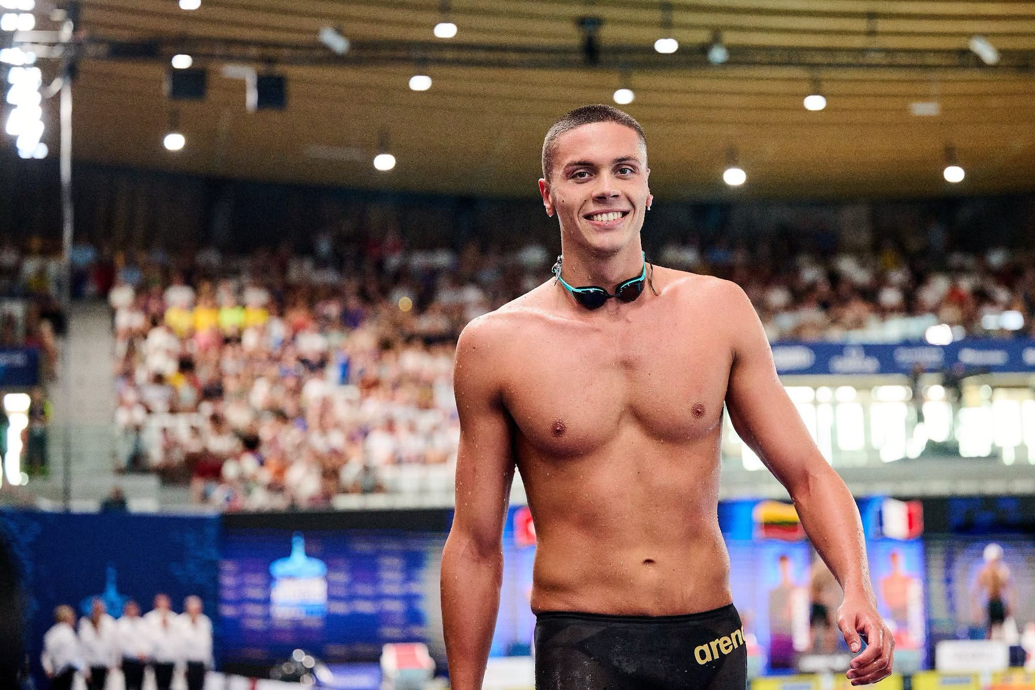 Medalie de aur pentru David Popovici în finala probei de 200m liber de la Europene