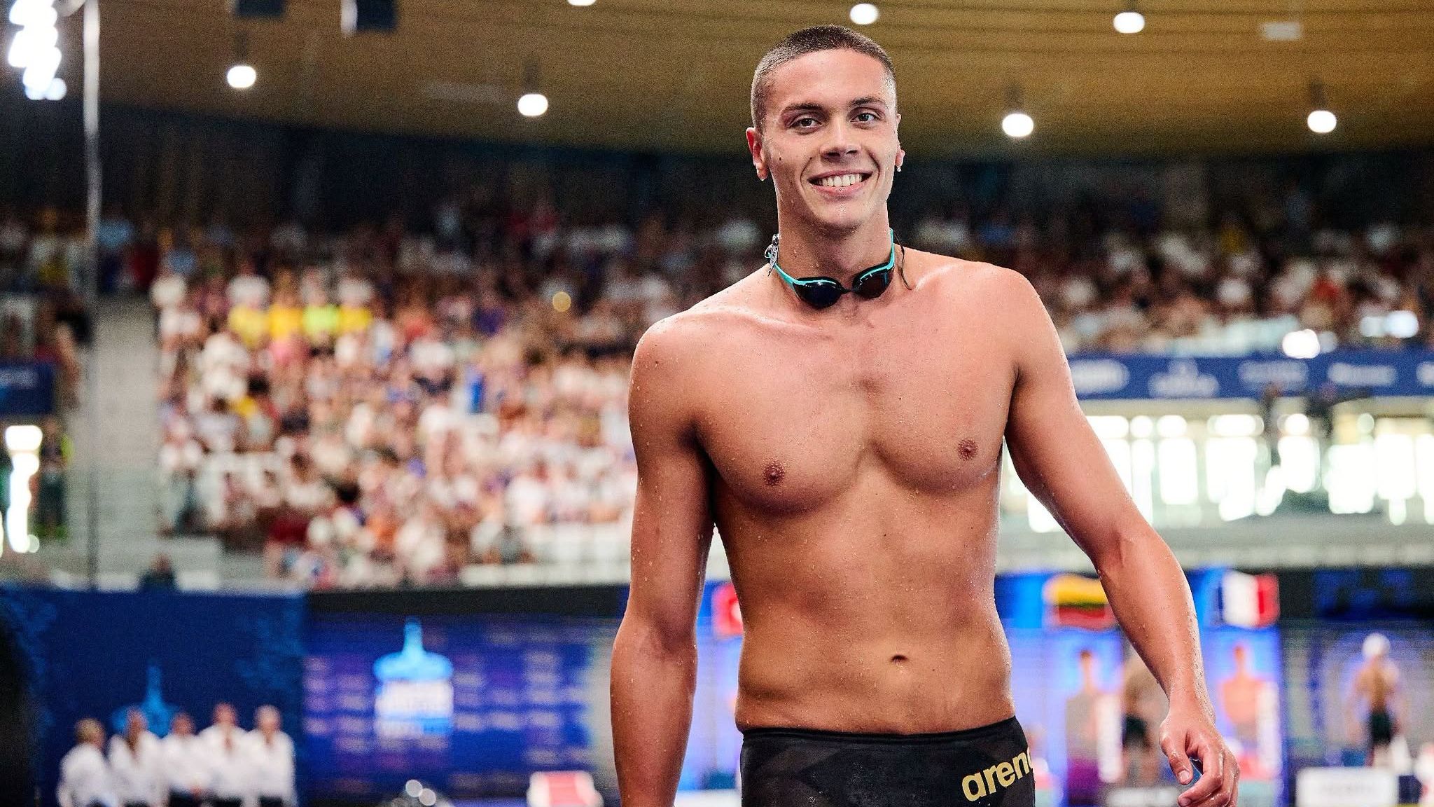 Medalie de aur pentru David Popovici în finala probei de 200m liber de la Europene