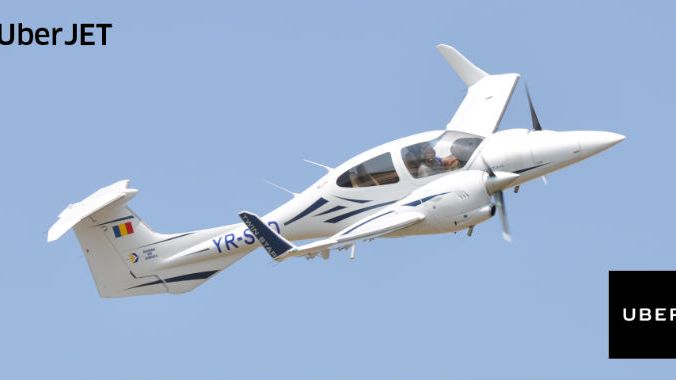 Uber introduce curse cu...avionul, pana la mare