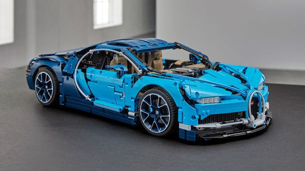Pentru copilul din tine: Lego a pregatit un Bugatti Chiron din 3.599 de piese