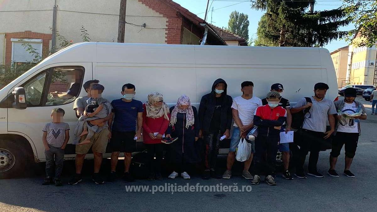 Migranți sirieni, reținuți pentru traversarea ilegală a României