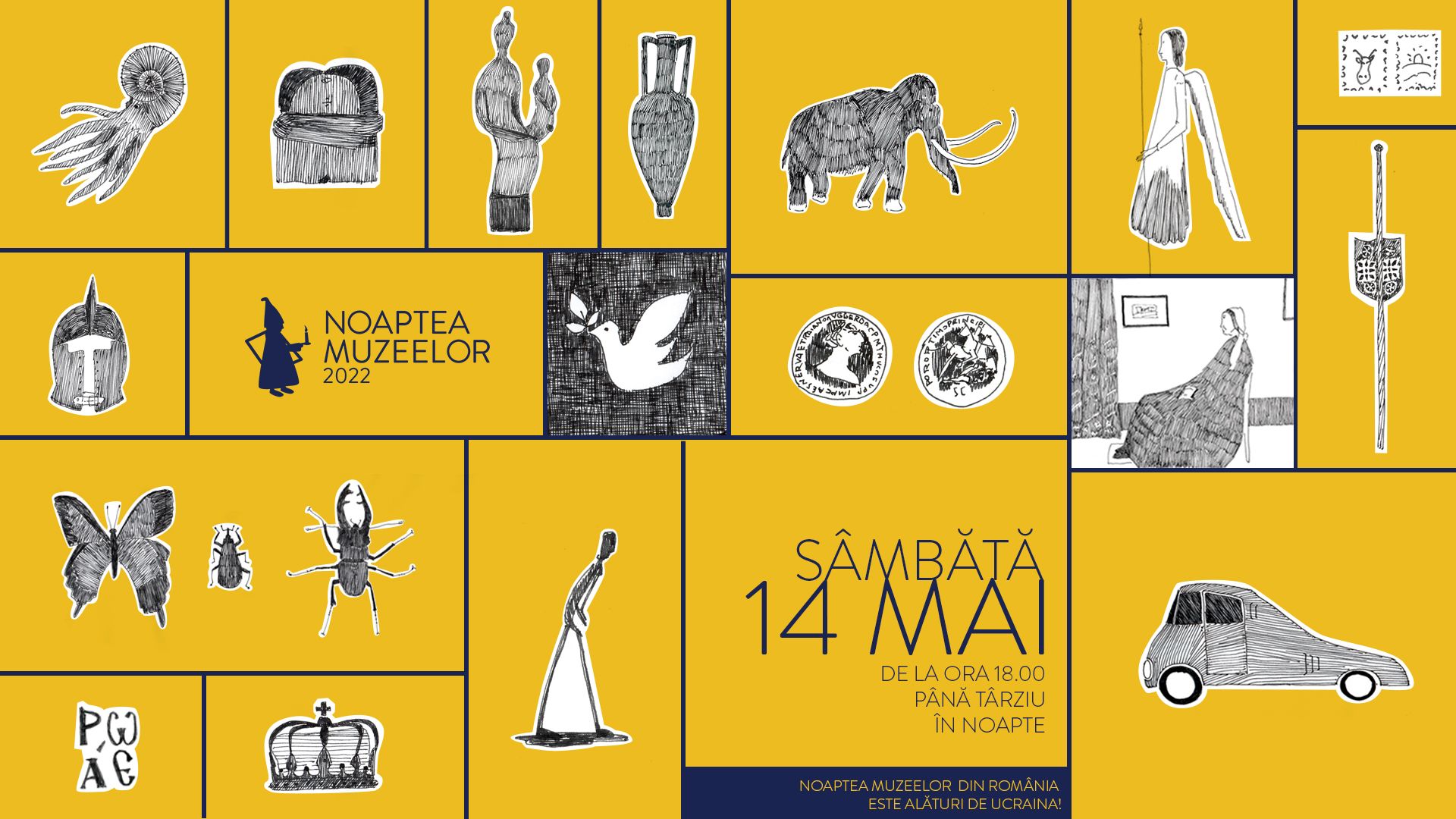 Noaptea Muzeelor va avea loc pe 14 mai, fără restricții. Record de obiective deschise în București