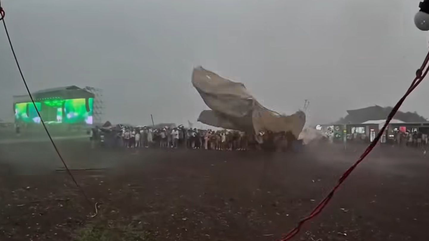 11 persoane au fost rănite uşor în timpul Festivalului Forza Zu, din cauza unei furtuni