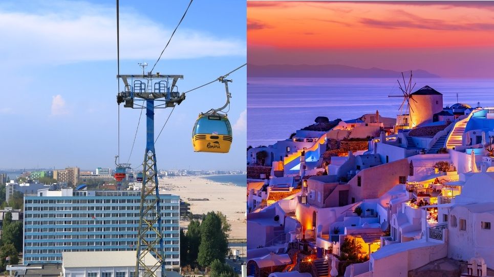 Mamaia vs. Santorini | O comparație între ”perla” României și cea a Greciei