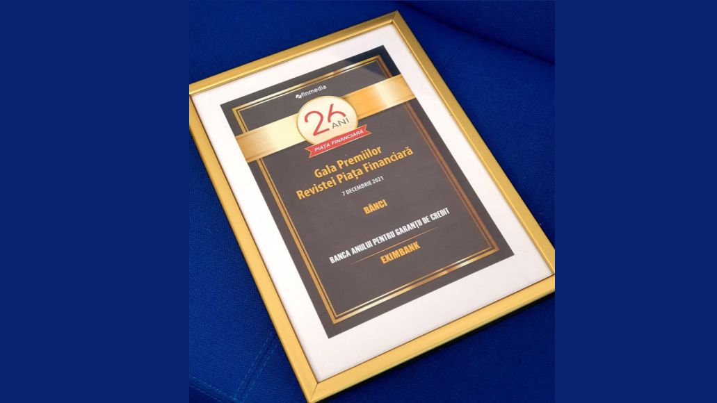 “Banca anului pentru garantii de credit”