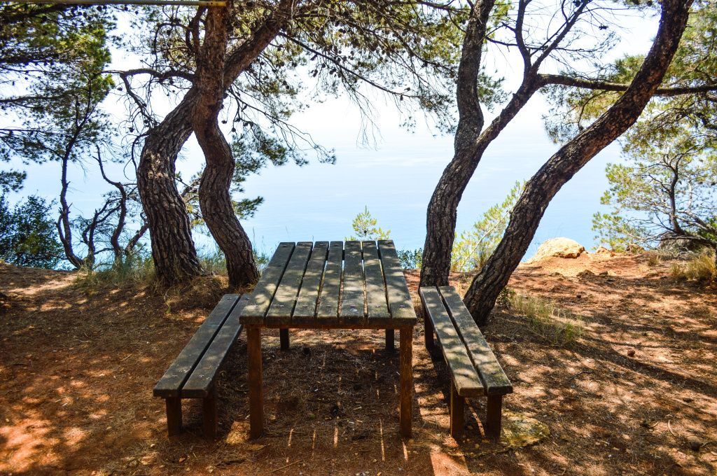 Acest loc se numește "žbalconul Mării Ionice", un loc pe care turiștii nu îl frecventează turiștii, la marginea șoselei.