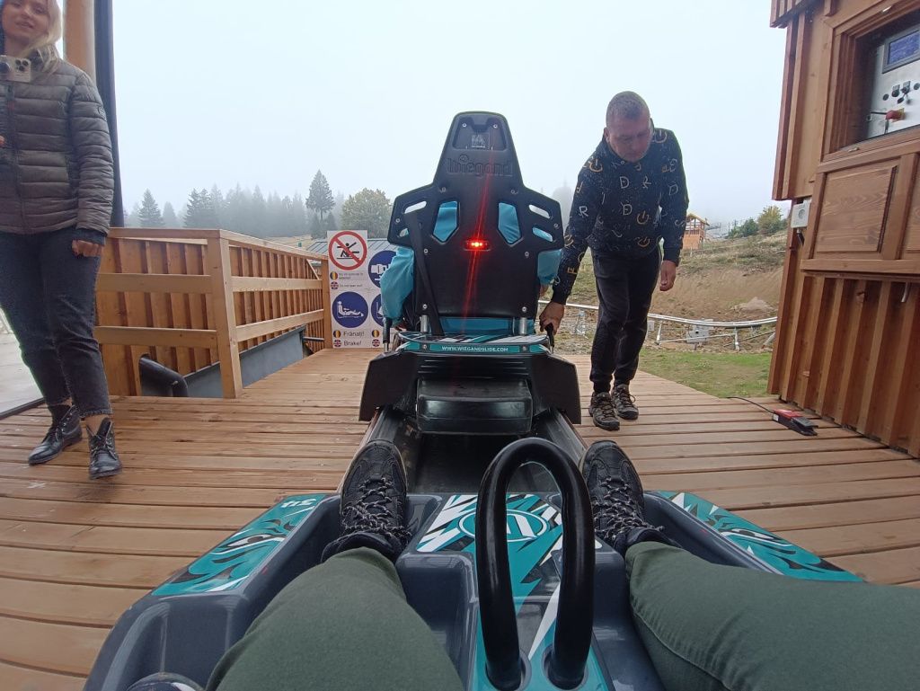 Pista de Bob Vărșag (Harghita) - locul de pornire