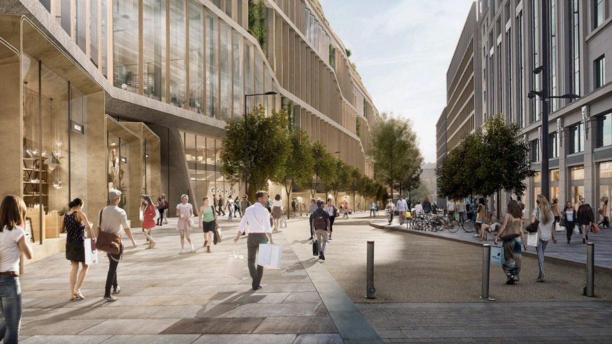 Birourile de 1 mil. mp ale Google din Europa: cum arata megaproiectul office pe care gigantul IT american il are in dezvoltare in Marea Britanie