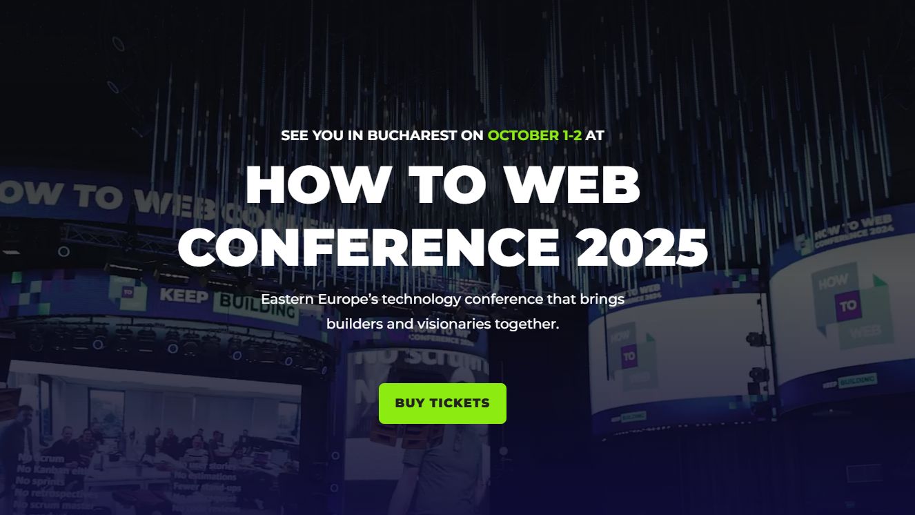 Bucureștiul devine scena tehnologică a Europei pe 1-2 octombrie la conferința How to Web. Peste 150 de speakeri lideri în industrie, zeci de companii de tehnologie și evenimente satelit completează experiența pentru participanți