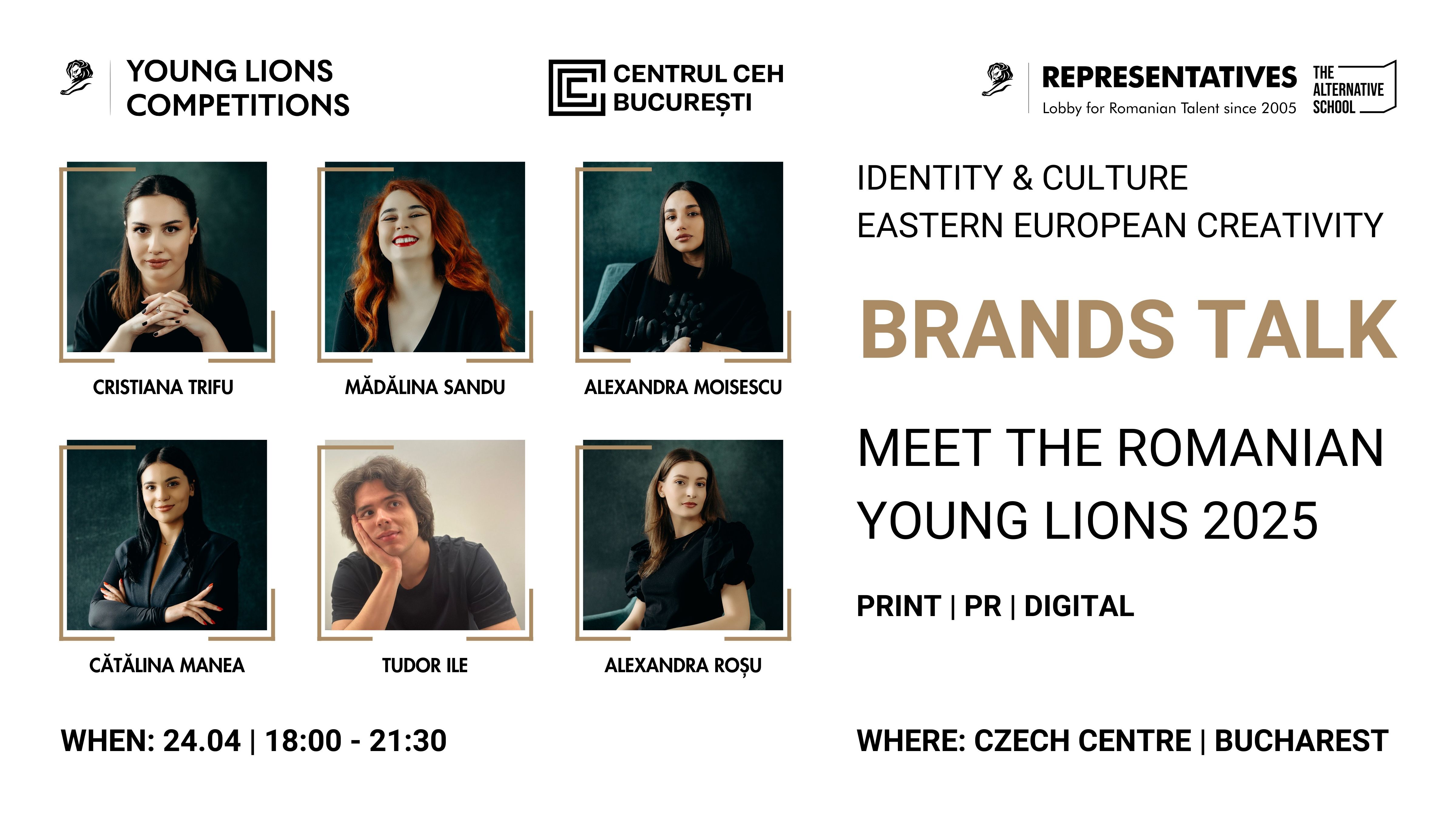 Câștigătorii Young Lions România vorbesc la Brands Talk: Identity & Culture