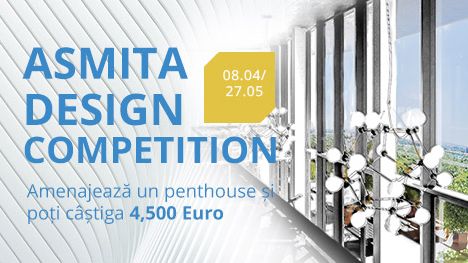 (P) Asmita Gardens premiaza talentul si originalitatea cu 4.500 Euro in concursul de design interior al anului