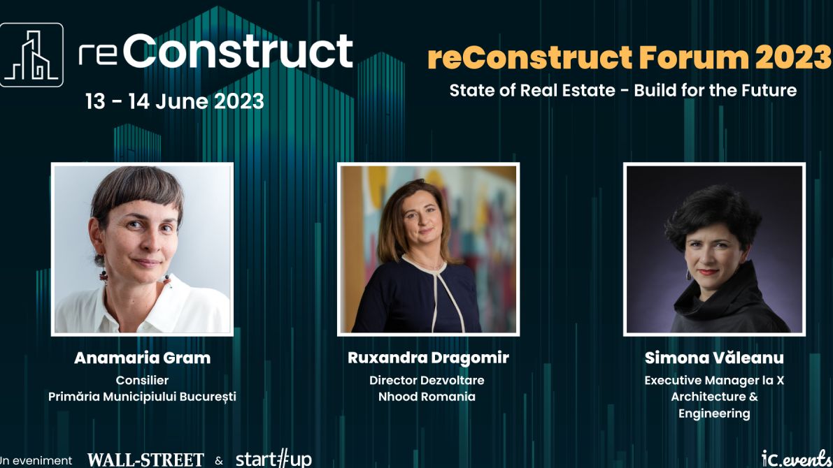 reConstruct Forum 2023: cum regenerăm orașele și le facem mai verzi?