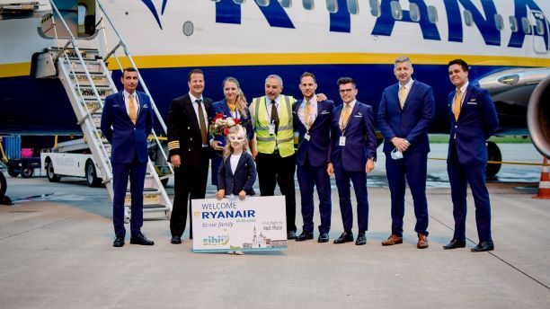 Ryanair a lansat primul său zbor de pe Aeroportul din Sibiu