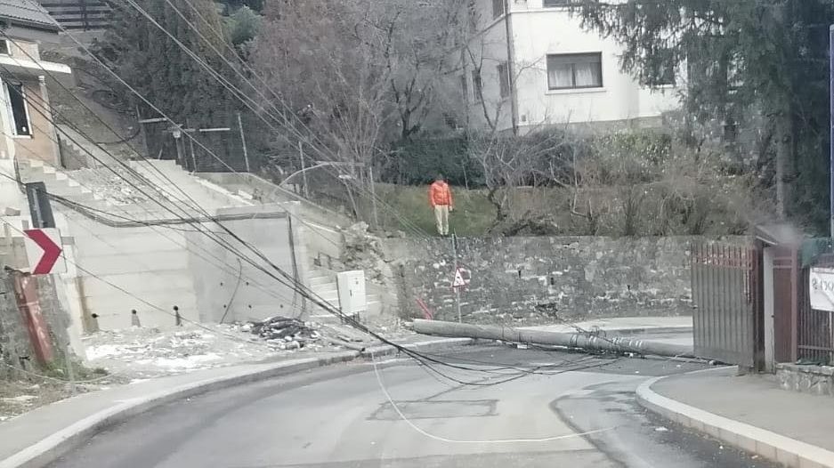Sinaia, puternic afectată de codul portocaliu de vânt: mai mulți copaci au fost doborâți