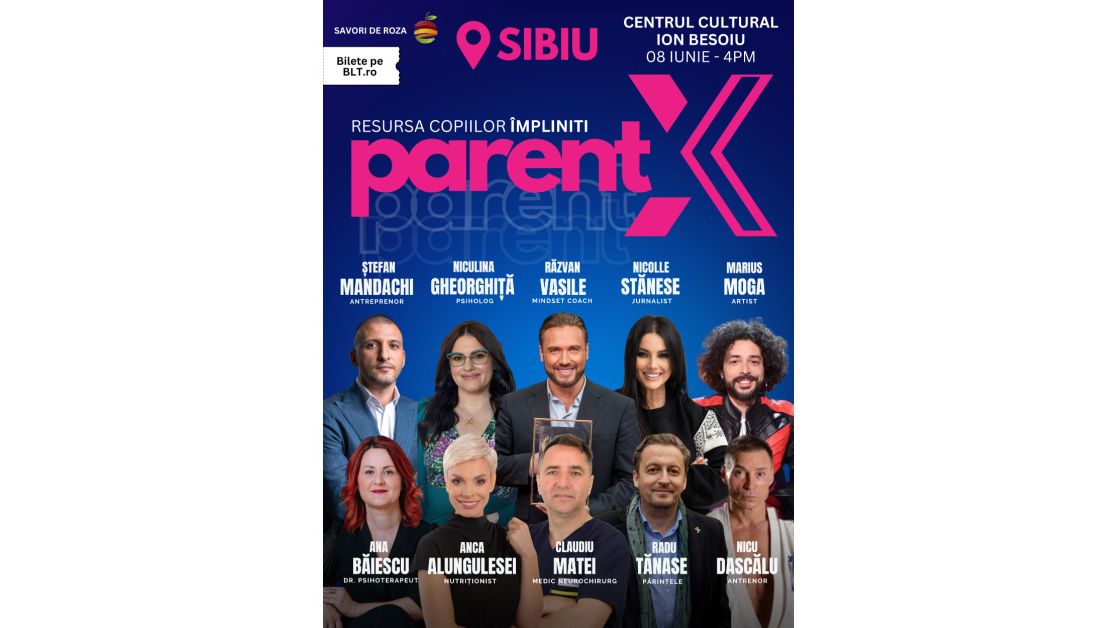 ParentX Events – Resursa Copiilor Împliniți - Revoluționăm Educația Copiilor și a Părinților în România