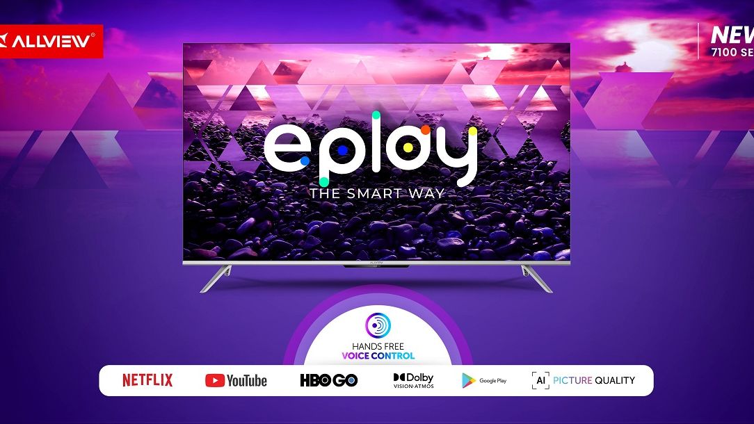 (P) Allview își face debutul în era tehnologică TOUCHLESS prin lansarea seriei de Smart TV-uri ePlay7100