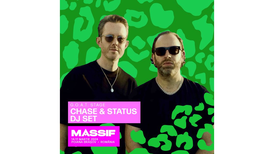 Chase & Status, câștigâtorii premiului „Producer of the Year” în cadrul Brit Awards 2024, pregătesc un show incendiar pentru această ediție a festivalului Massif
