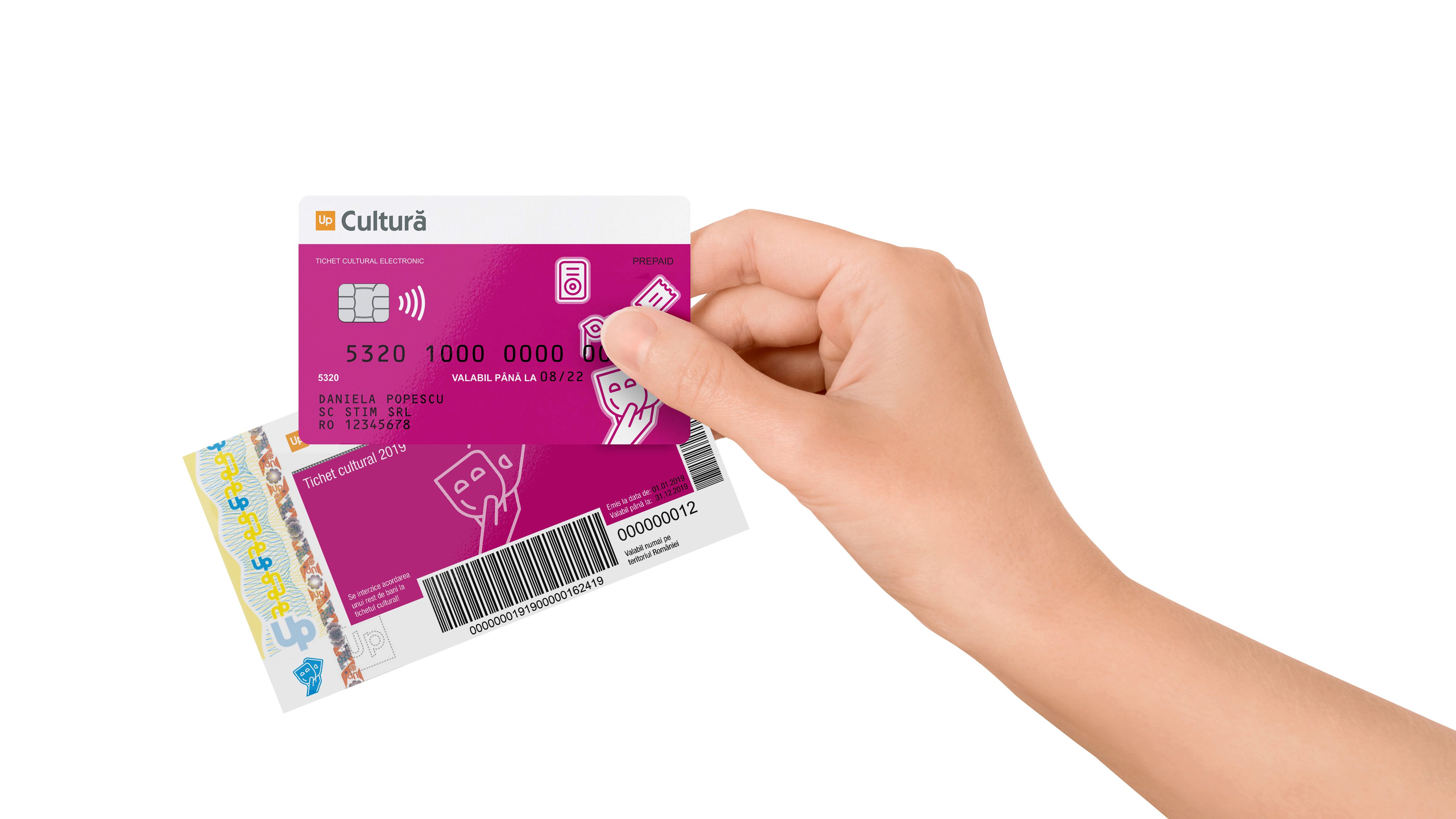 Up Romania lanseaza primul card cultural pentru angajatii romani