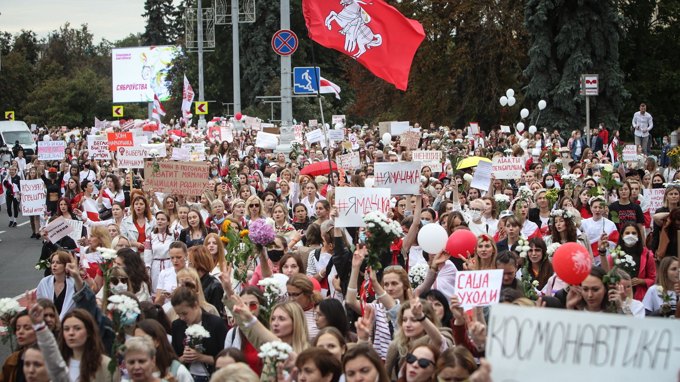 Proteste de amploare în Minsk: poliția a arestat mai multe persoane
