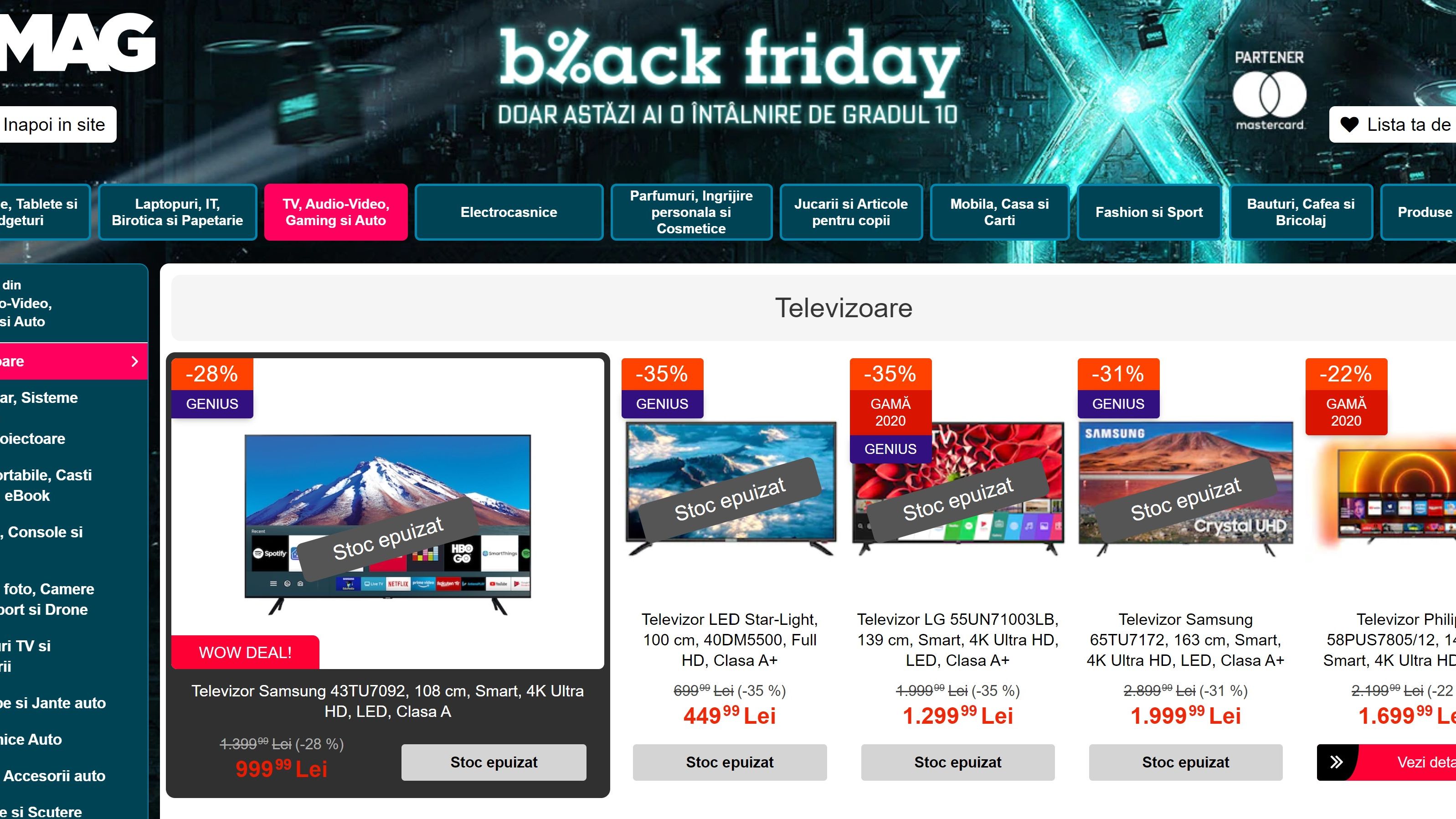 eMAG Black Friday 2020 a început: cum arată oferta de anul acesta