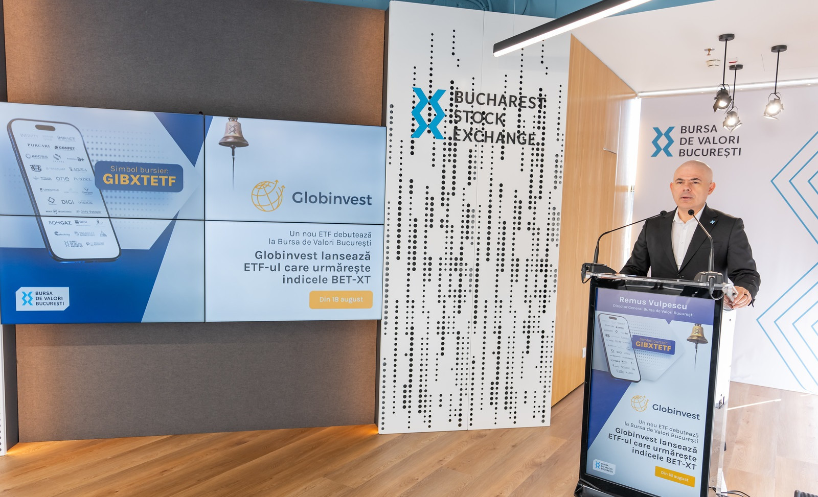 Globinvest aduce BET-XT ETF (GIBXTETF) pe Bursa de la București. TER 1,12% pe an